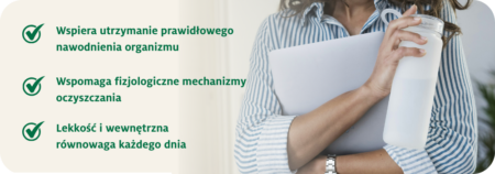 Affiline napój zapobiegający zatrzymywaniu wody i wzdęciom