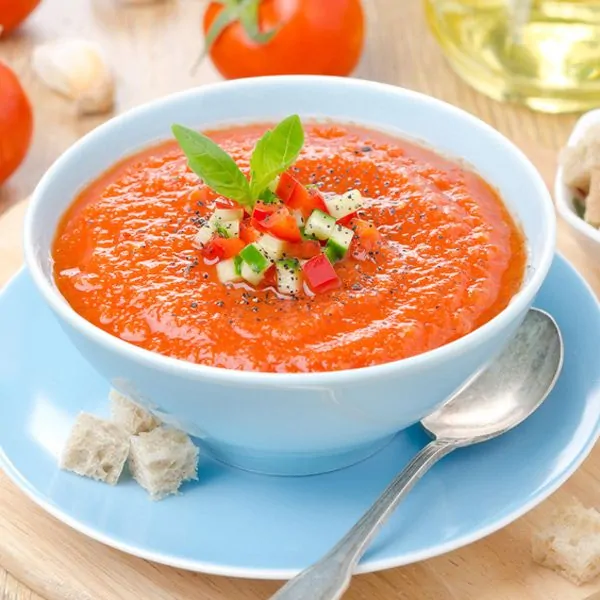 Gazpacho retsept suvesupp - Nahrin Gazpacho retsept suvesupp