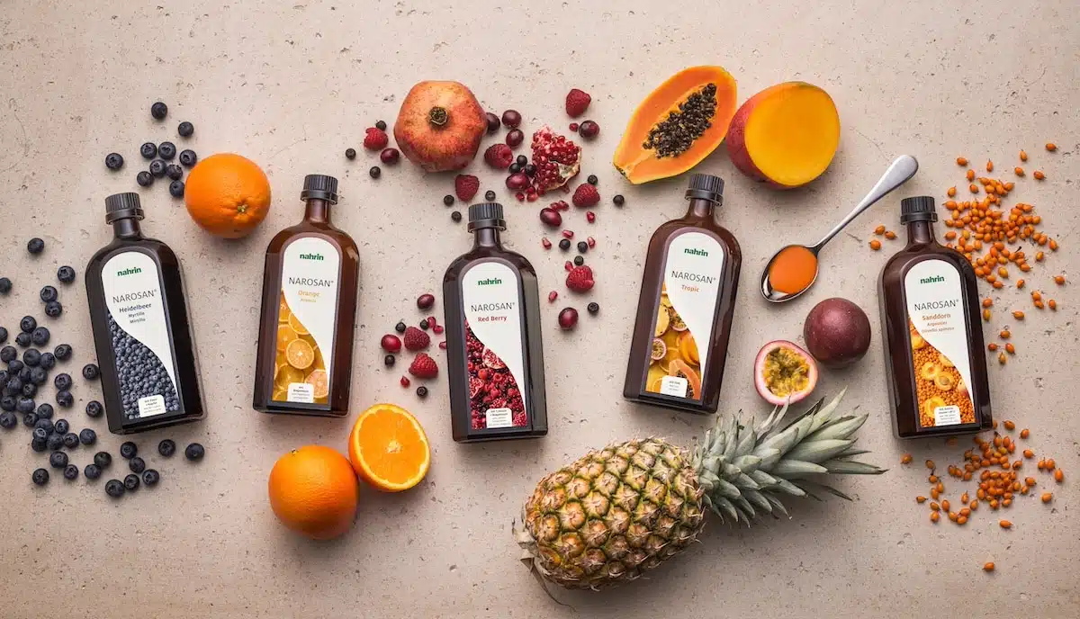 Narosan Apelsin multivitamiinid magneesium prebiootikumid - Nahrin Narosan rokitnik L-teanina L-tryptofan multiwitaminy