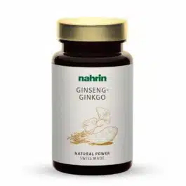 Kapsułki z miłorzębem japońskim i żeń-szeniem syberyjskim na koncentrację i pamięć.